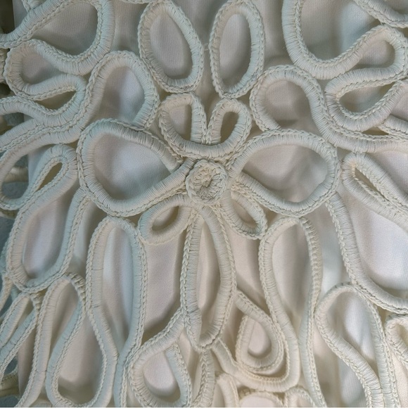 Cult Gaia Danica Crochet Sheer Mini Dress
Coverup Off White SZ S - Picture 6 of 15